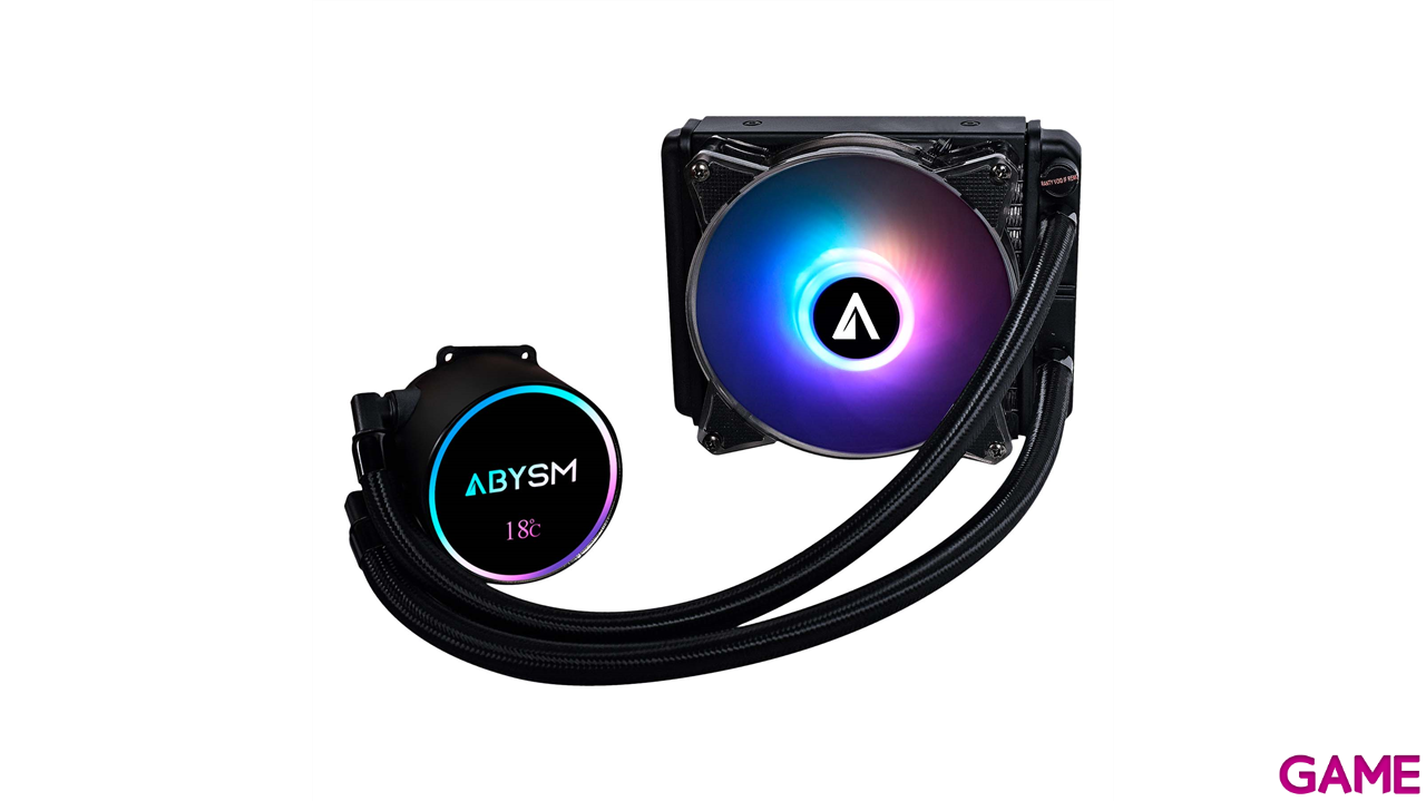 Abysm Artic 120 ARGB Negro - Refrigeracion Liquida-1