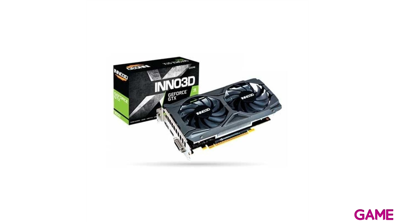 Inno3D GeForce GTX 1650 Twin X2 OC V2 4GB GDDR6 - Tarjeta Grafica Gaming-0