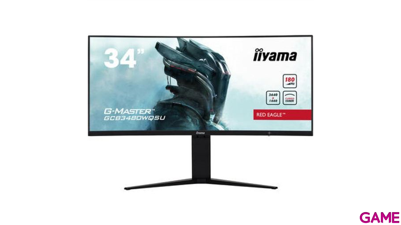 Iiyama GCB3480WQSU-B1 34´´ - LED - 2K QHD - Ultra wide - 180Hz - Curvo - Monitor Gaming-0