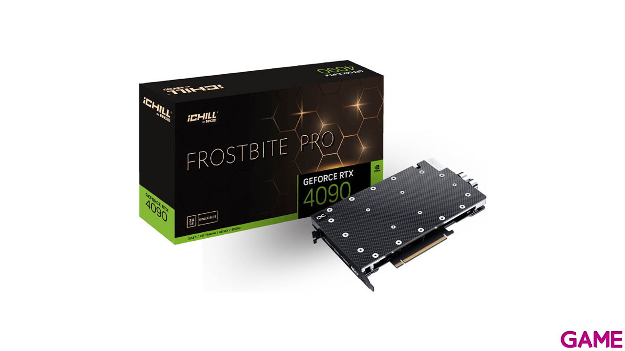 Tarjeta Gráfica INNO3D GeForce RTX 4090 iChill Frostbite Pro 24GB GDDR6X-1