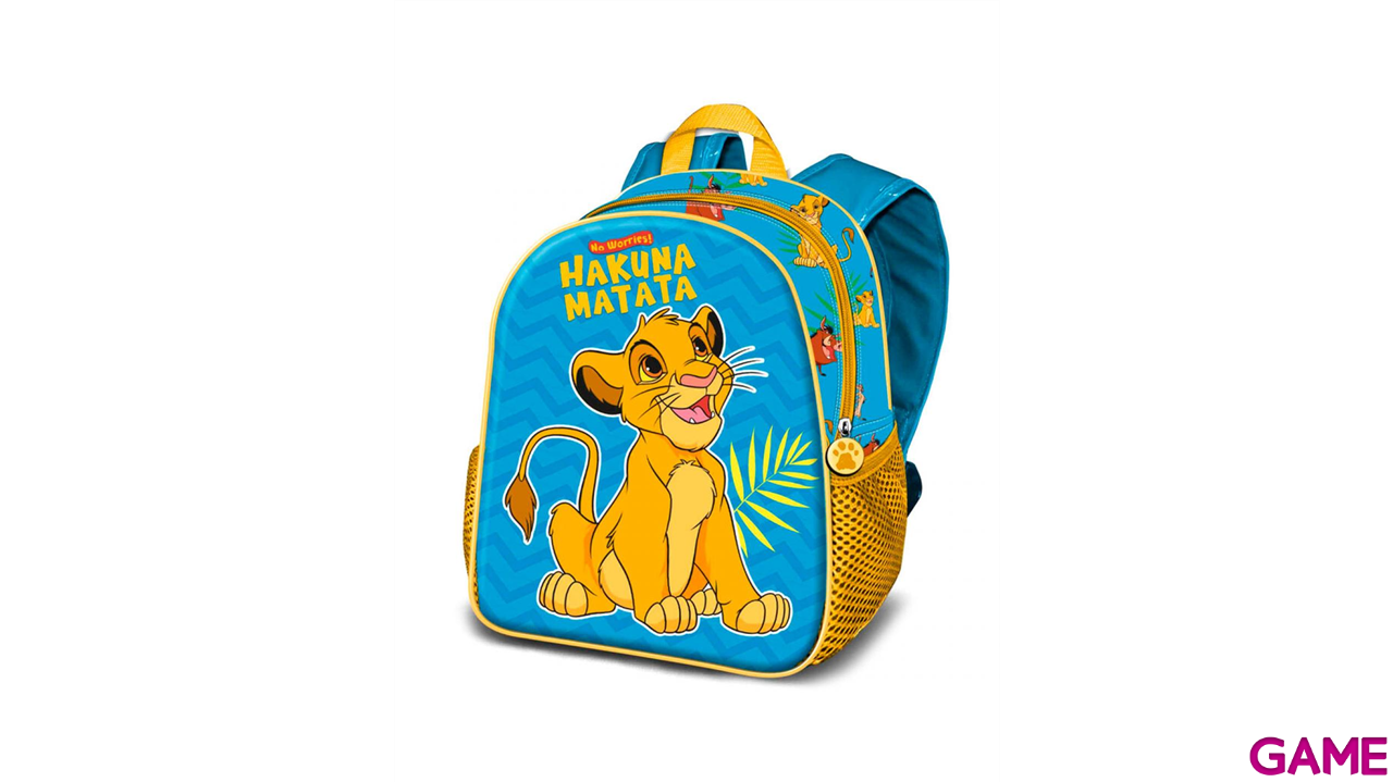 Mochila 3D Hakuna El Rey Leon Disney 31cm-0