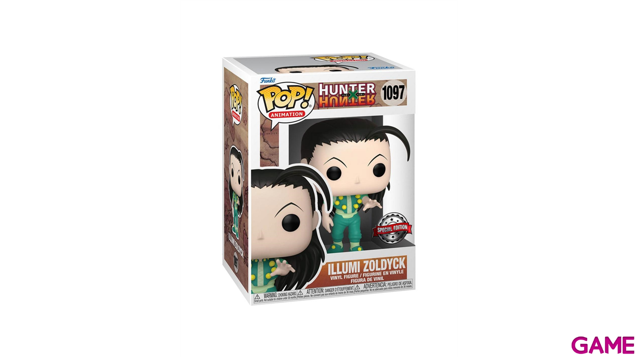 Figura POP Hunter X Hunter Illumi Zoldyck Exclusive-2