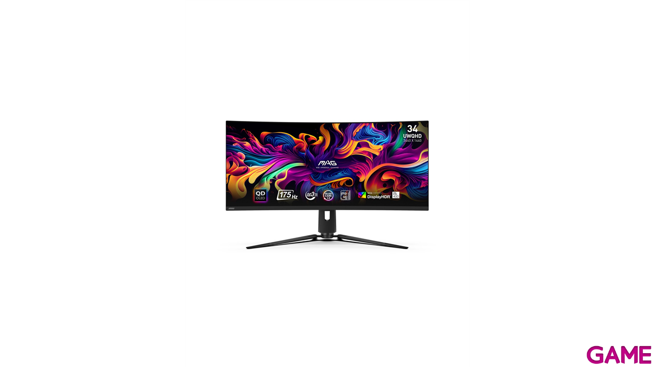 MSI MAG 341CQP 34´´ - QD OLED - 2K QHD - 175Hz - Ultra Wide - Monitor Gaming-1