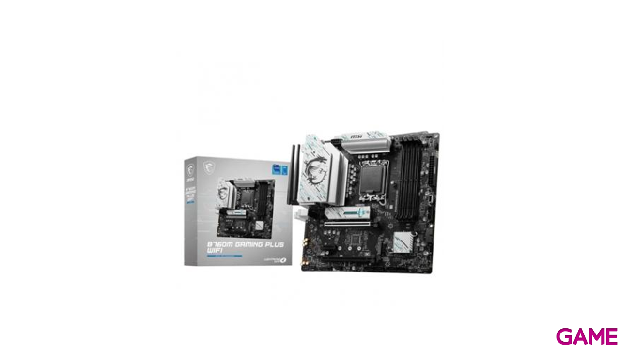 MSI B760M Gaming Plus Wifi DDR5 LGA1700 - Placa Base-0
