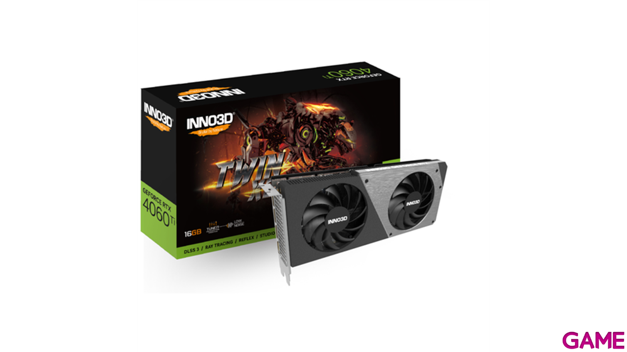 Inno3D GeForce RTX 4060 Twin X2 - 8GB DDR6 - Tarjeta Grafica Gaming-0