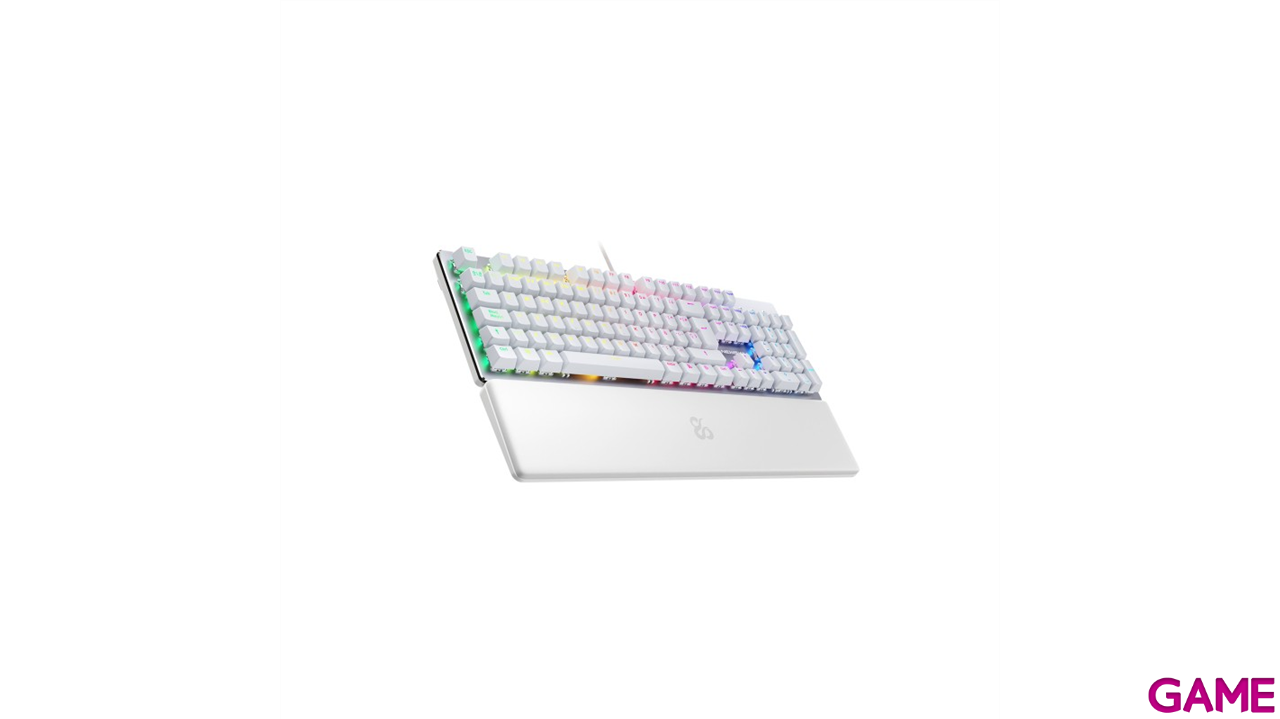 Newskill Gaming NS-KB-SERIKEV2 teclado USB QWERTY Español Blanco-1