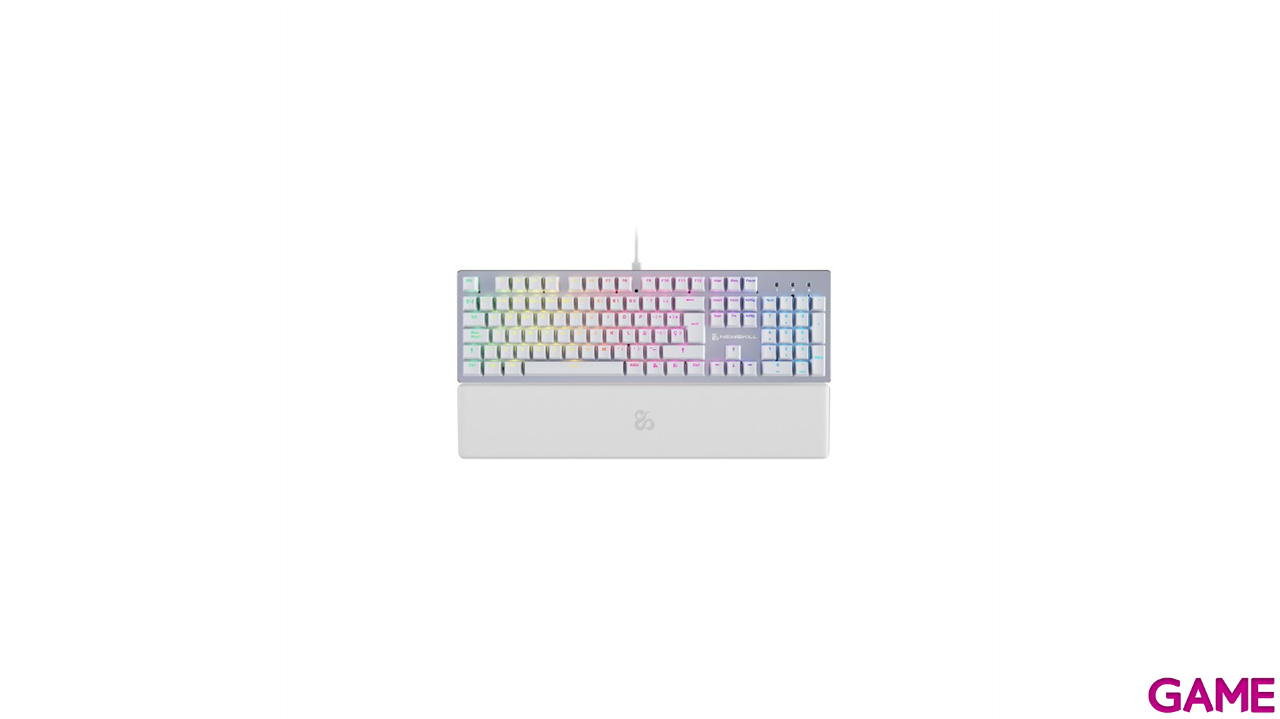 Newskill Gaming NS-KB-SERIKEV2 teclado USB QWERTY Español Blanco-2