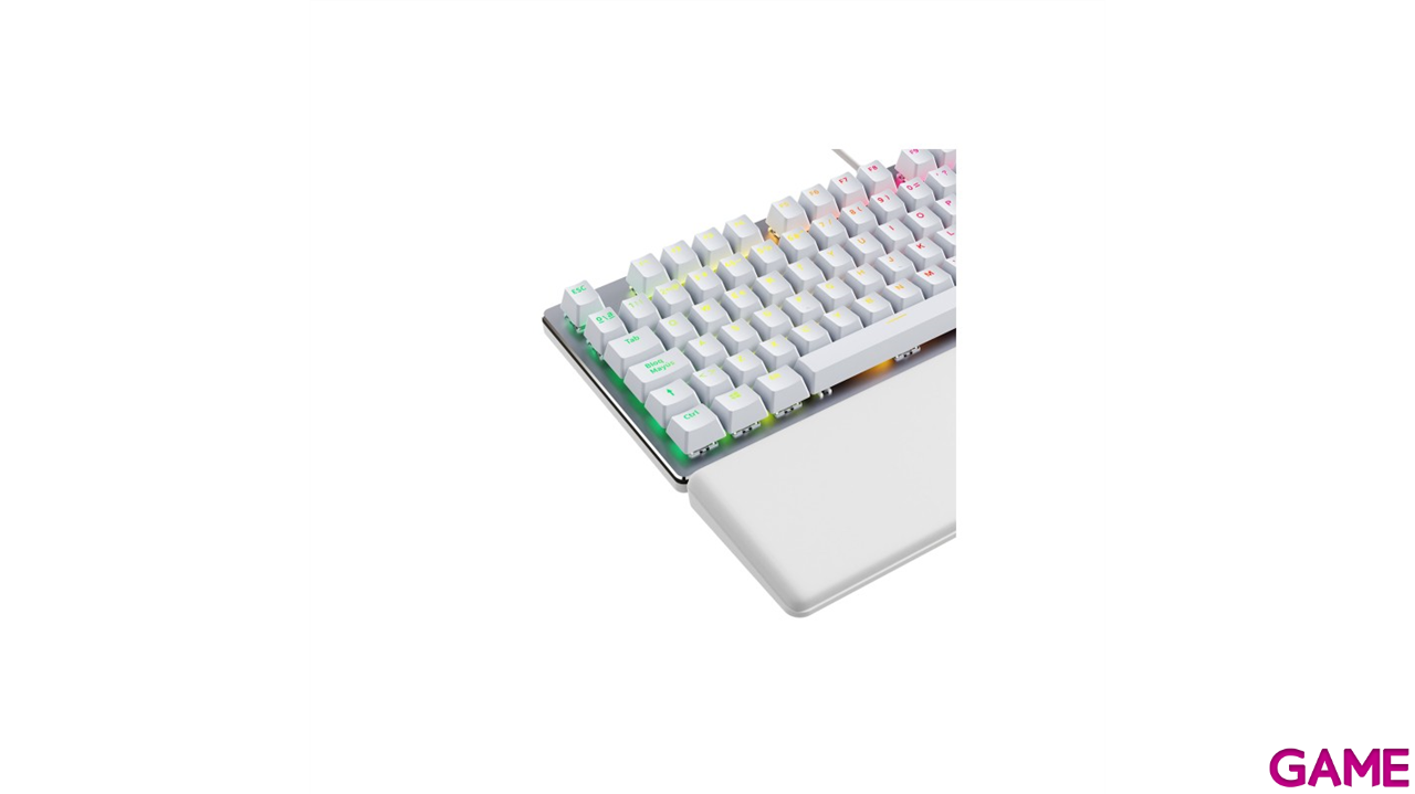 Newskill Gaming NS-KB-SERIKEV2 teclado USB QWERTY Español Blanco-6