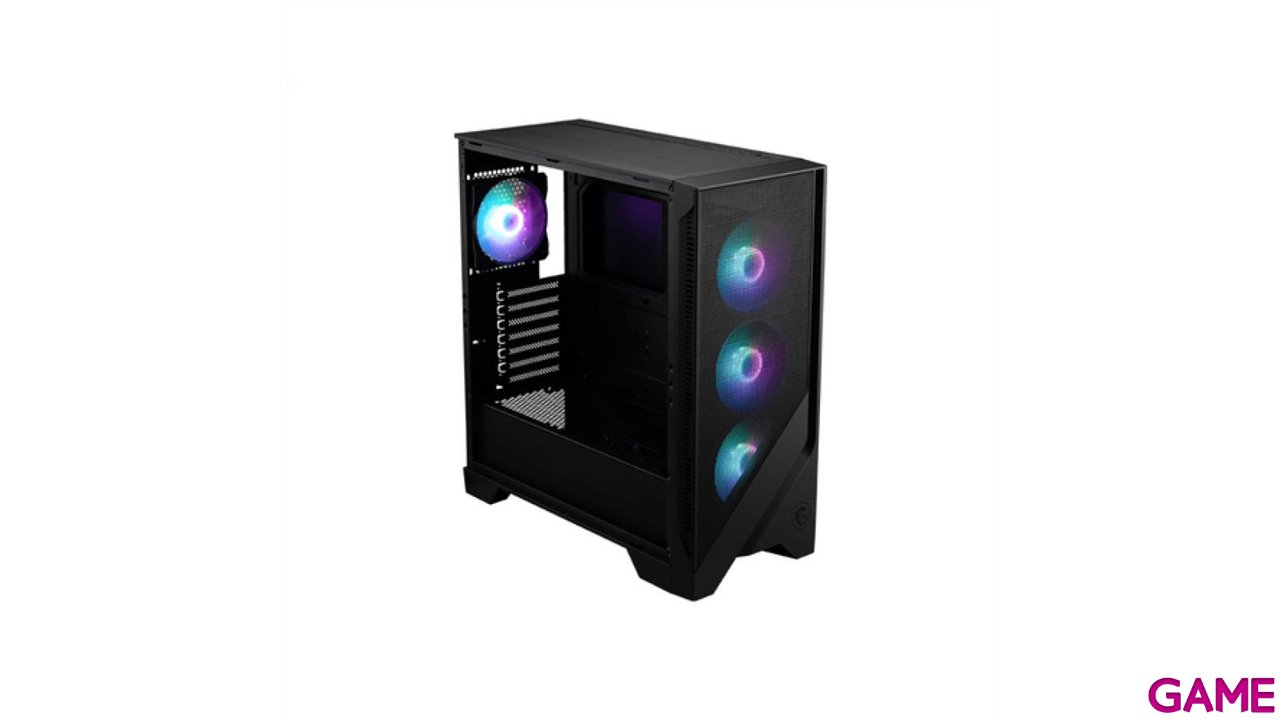 MSI MAG Forge 320R Airflow Transparente Negro - Caja Ordenador-2