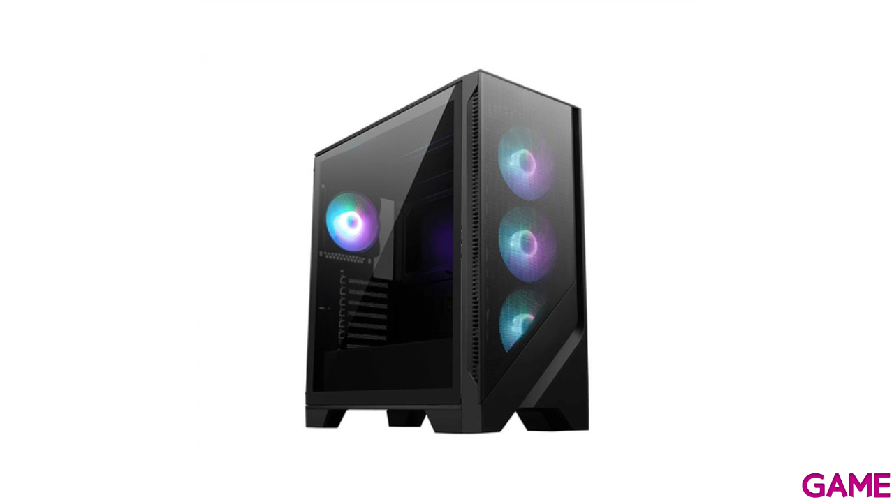 MSI MAG Forge 320R Airflow Transparente Negro - Caja Ordenador-3