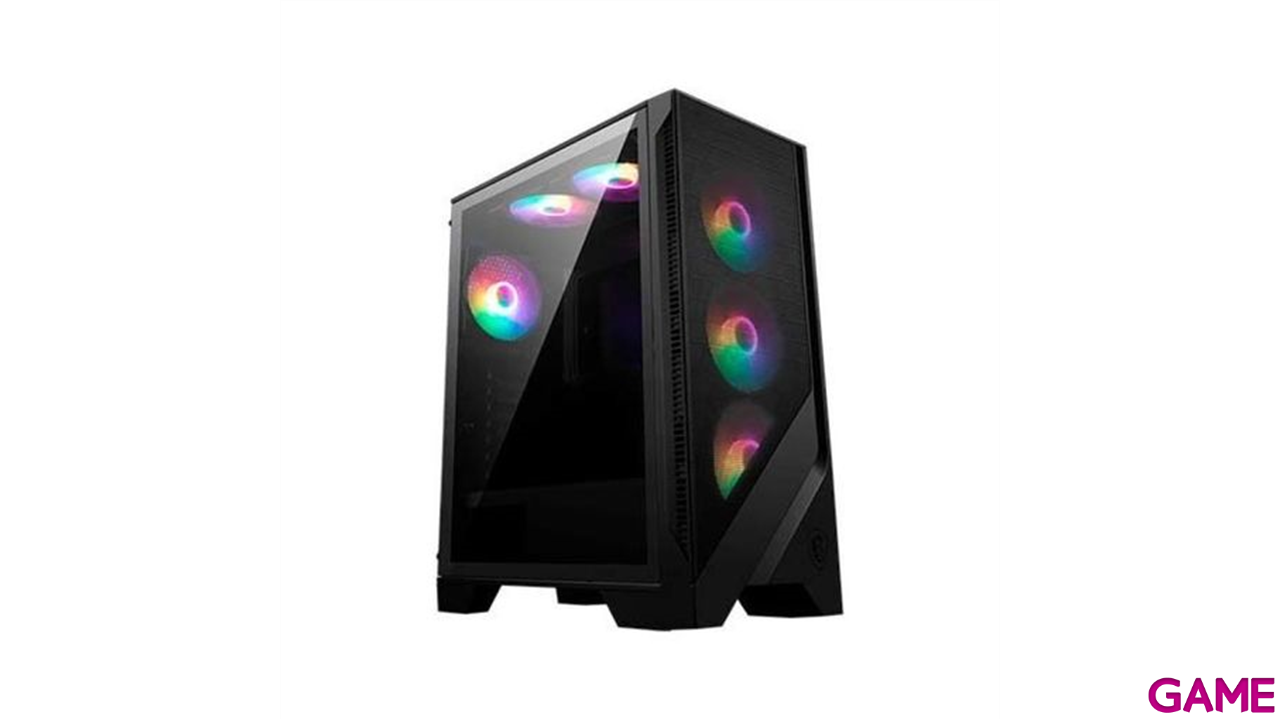 MSI MAG Forge 120A Airflow Transparente Negro - Caja Ordenador-1