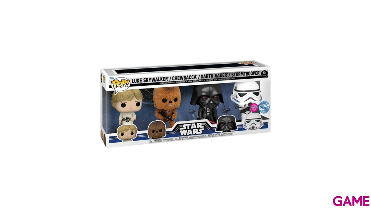 Blister 4 figuras POP Star Wars New Classics Exclusive-1