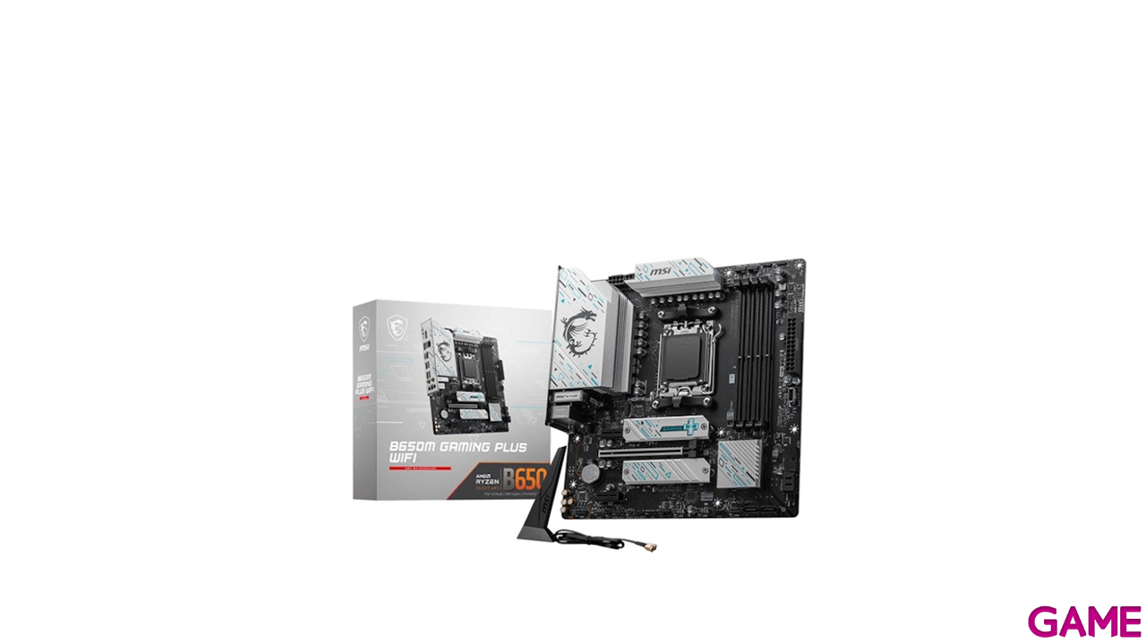 MSI Placa Base B650M GAMING PLUS WIFI mATX AM5-0