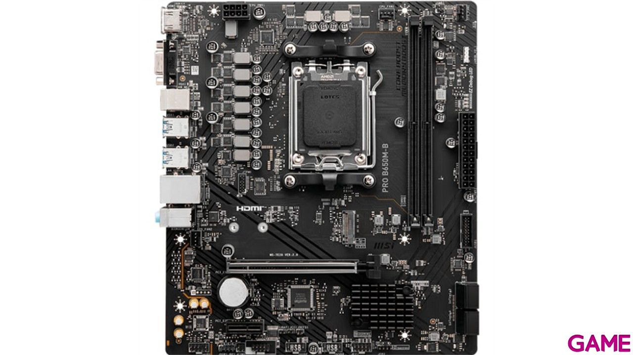 MSI Pro B650M-B mATX AM5 - Placa Base-1