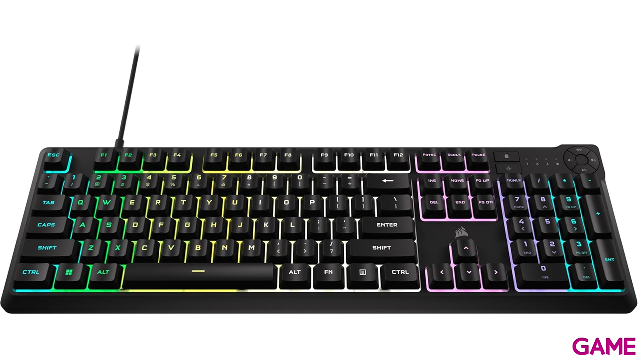Corsair K55 Core RGB Membrana Negro Spanish Layout - Teclado Gaming-1