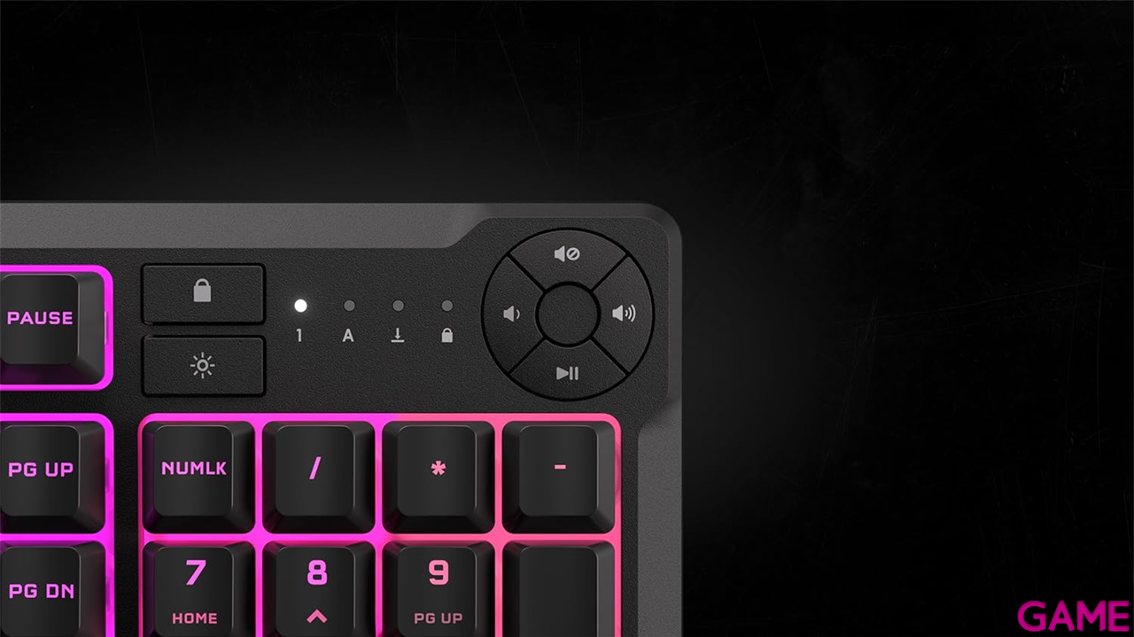 Corsair K55 Core RGB Membrana Negro Spanish Layout - Teclado Gaming-3