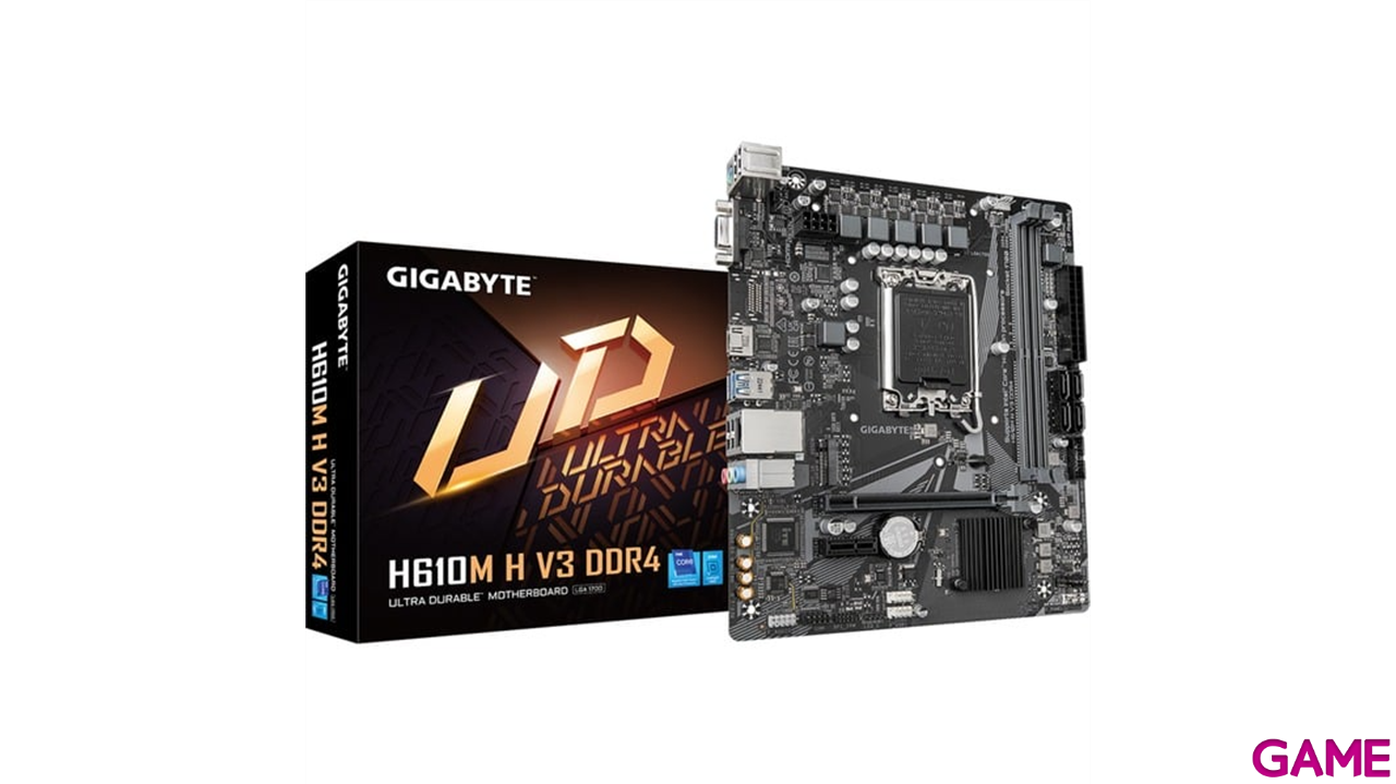 Gigabyte H610M H V3 DDR4  mATX 1700 - Placa Base-0