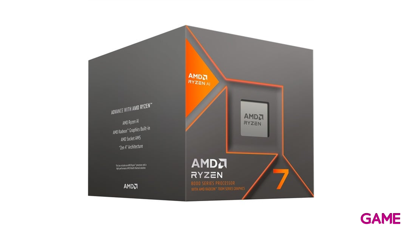AMD Ryzen 7-8700G 4,2 GHz 16 MB L3 Caja - Microprocesador-0