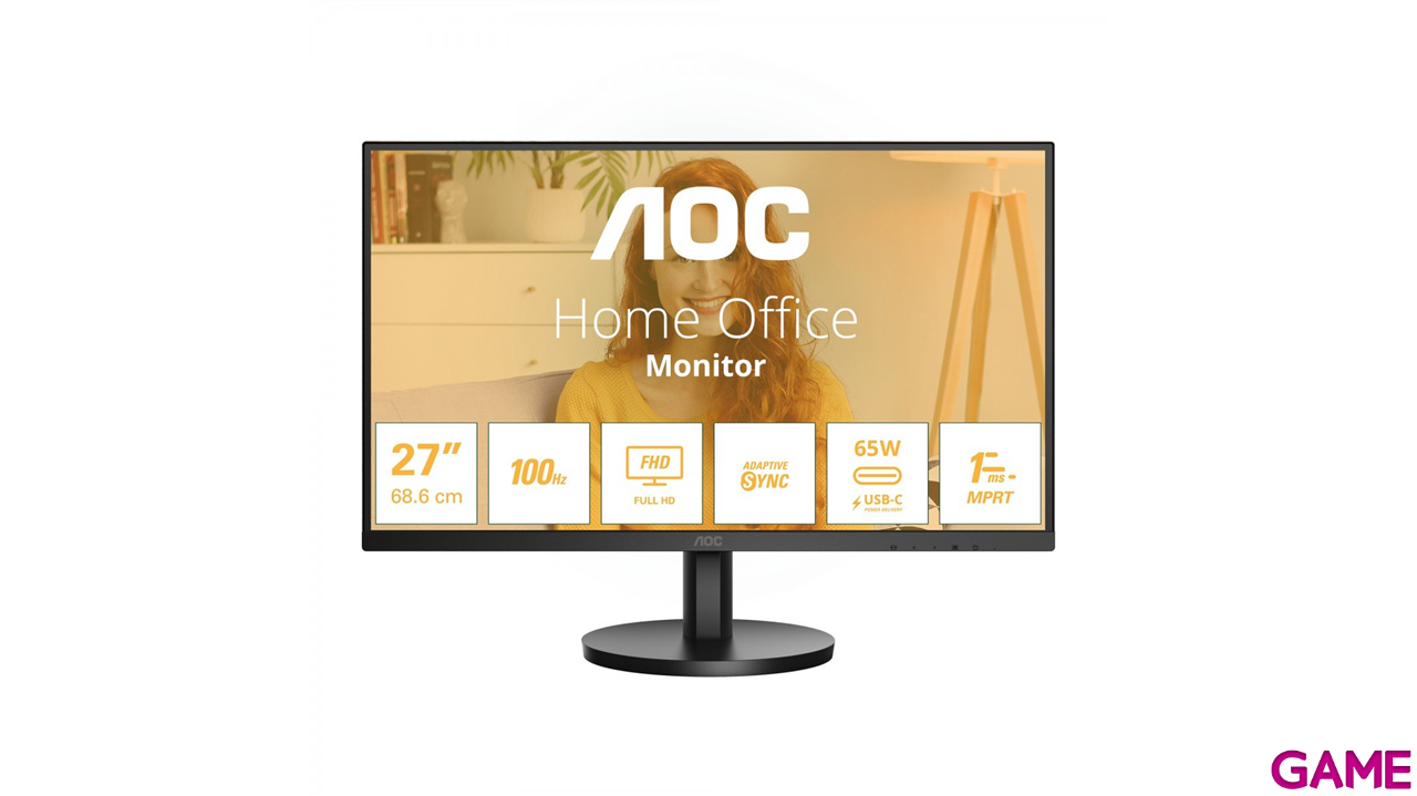 Monitor AOC 27B3CA2 para PC 27´´ 1920x1080 Pixeles Full HD LED Negro-1