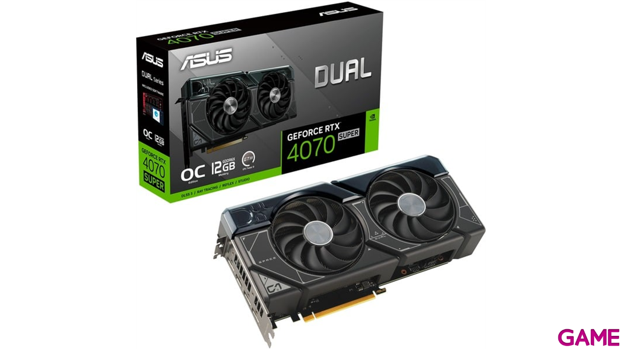 ASUS GeForce RTX 4070 Super Dual EVO 12GB GDDR6 - Tarjeta Grafica Gaming-0