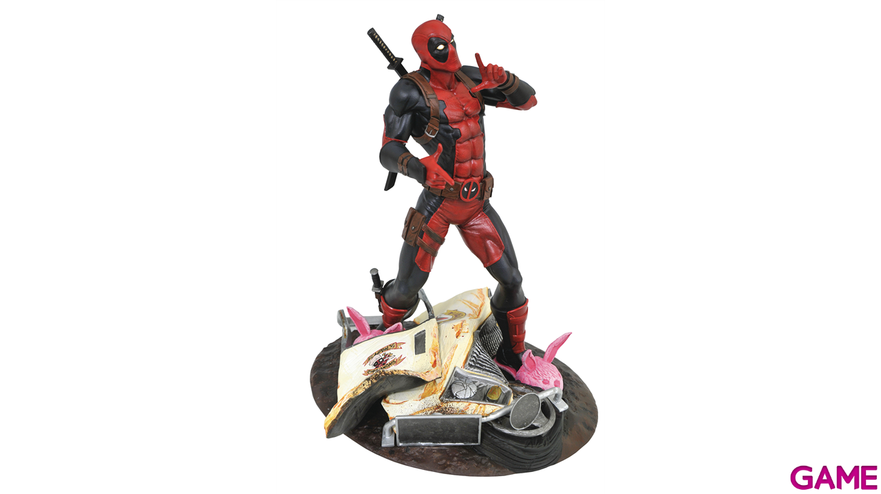 Figura Marvel Deadpool con base camion de Tacos de 25 cm-0