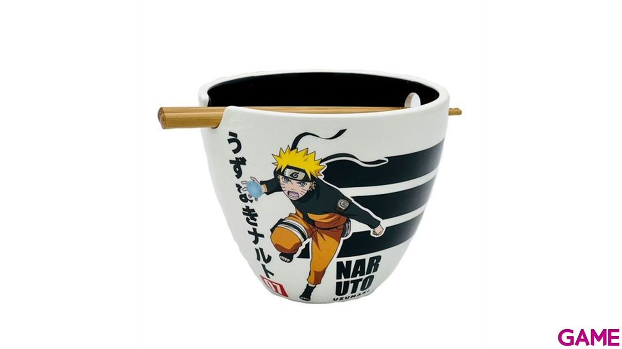 Bowl de ramen con palillos Naruto Shippuden Naruto de 473 ml-0