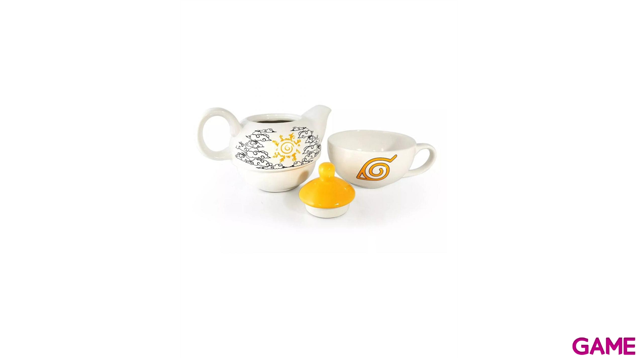 Juego de ceramica de Te con taza + tetera de Naruto Shippuden-0