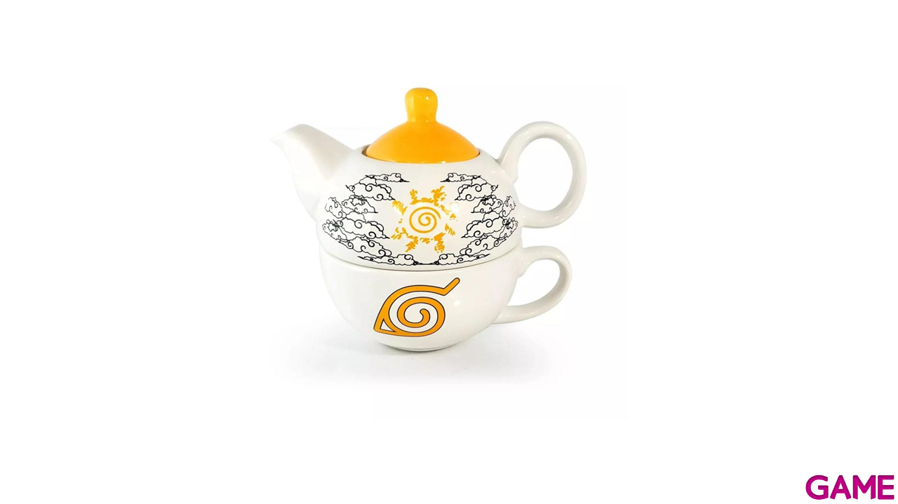 Juego de ceramica de Te con taza + tetera de Naruto Shippuden-1