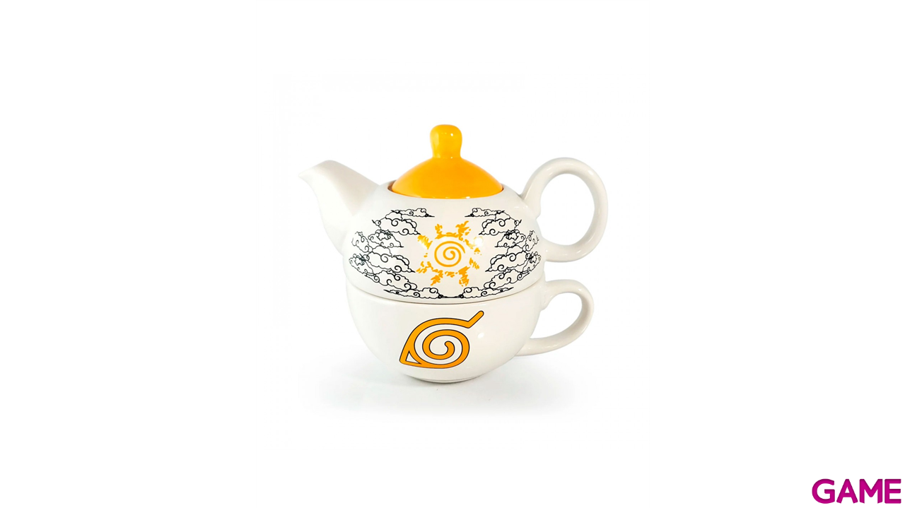 Juego de ceramica de Te con taza + tetera de Naruto Shippuden-4