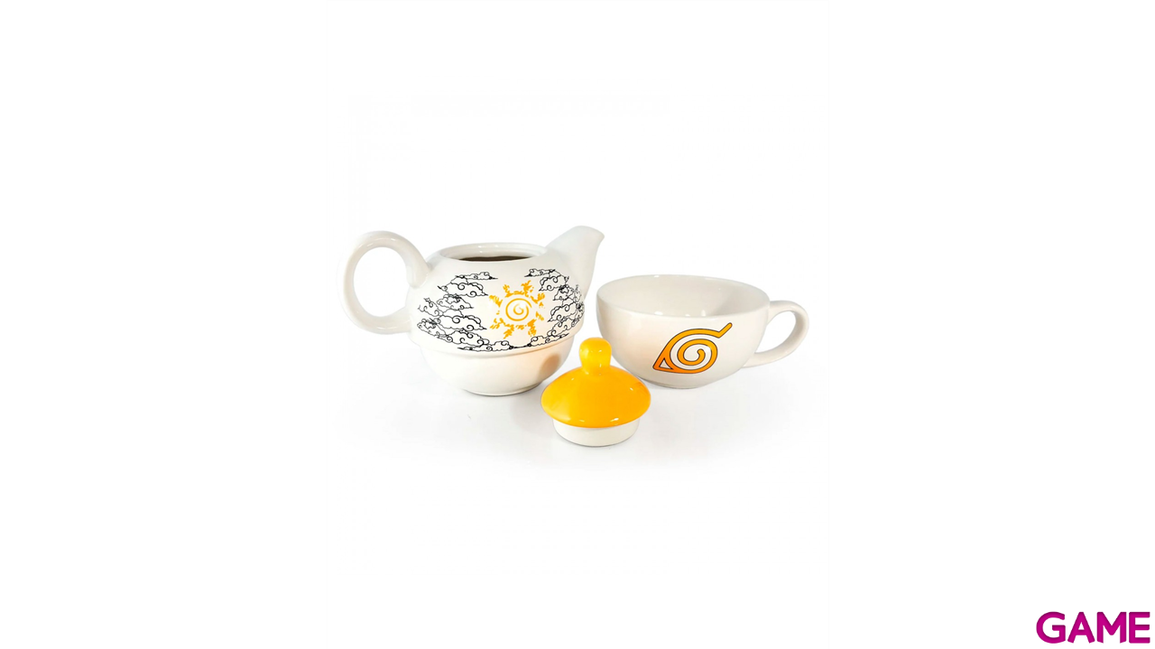 Juego de ceramica de Te con taza + tetera de Naruto Shippuden-5