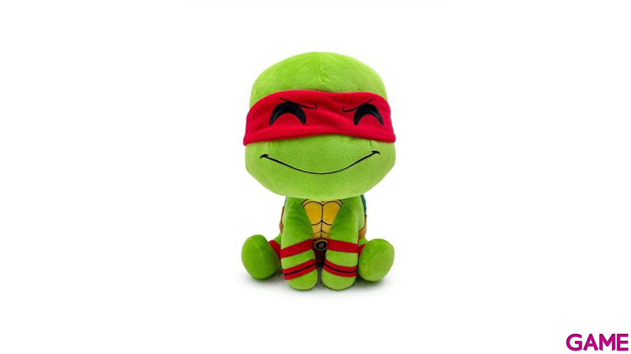 Peluche Tortugas Ninja Raphael sentado de 23 cm-0