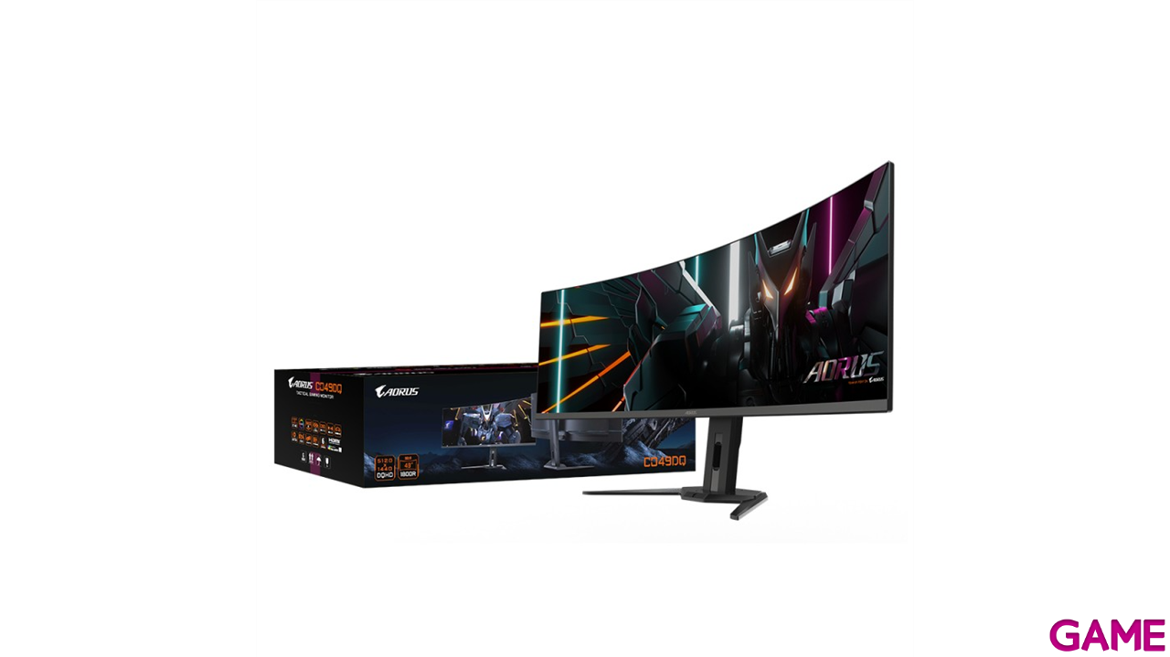 Gigabyte Aorus CO49DQ 49´´ - QD OLED - 2K DQHD - 144Hz - Ultra Wide - Curvo - Monitor Gaming-4