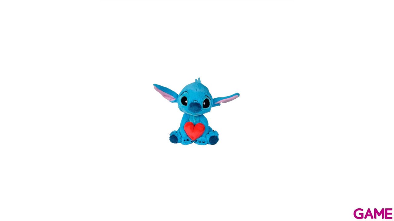 Peluche corazon Stitch Disney 25cm-0