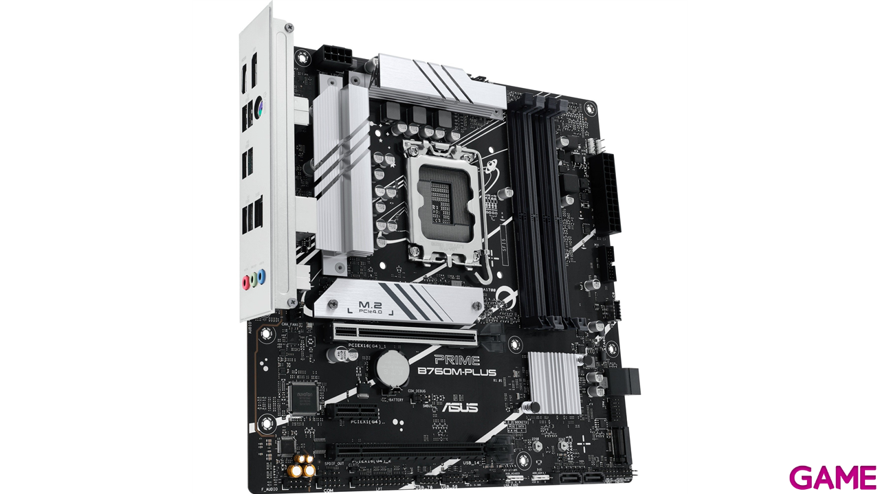 PLACA ASUS PRIME B760M-PLUS,INTEL,1700,B760,4DDR5,128GB,HDMI+DP,4SATA+2M.2,5USB 3.2+1USB-C,2.5GB,MATX-1