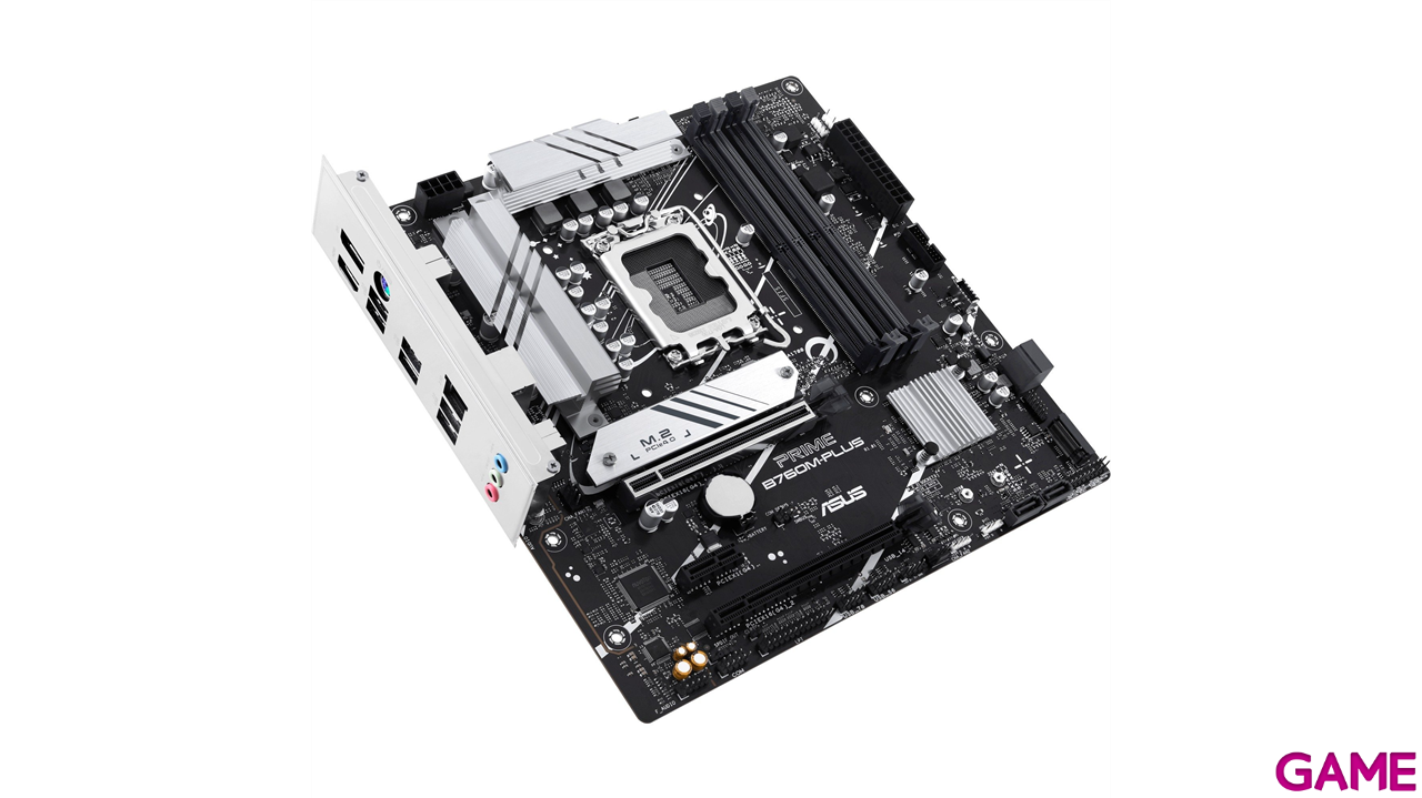 PLACA ASUS PRIME B760M-PLUS,INTEL,1700,B760,4DDR5,128GB,HDMI+DP,4SATA+2M.2,5USB 3.2+1USB-C,2.5GB,MATX-3