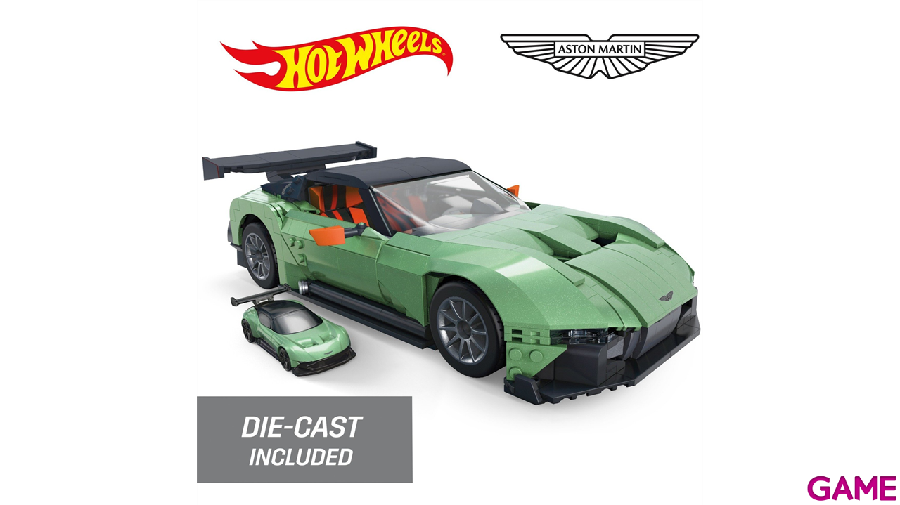 Juego de construccion MEGA Hot Wheels Aston Martin Vulcan-1