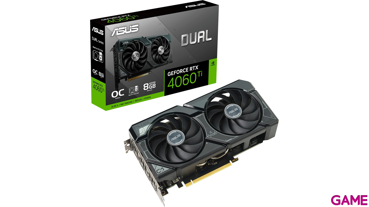 ASUS Dual -RTX4060TI-O8G-SSD NVIDIA GeForce RTX 4060 Ti 8 GB GDDR6-0