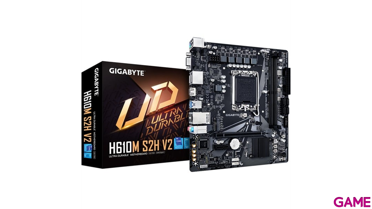 Gigabyte H610M S2H V2 Intel H610 Express LGA 1700 micro ATX - Placa Base-2
