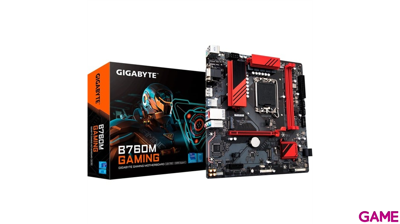 GIGABYTE B760M Gaming Intel B760 Express LGA 1700 micro ATX - Placa Base-0
