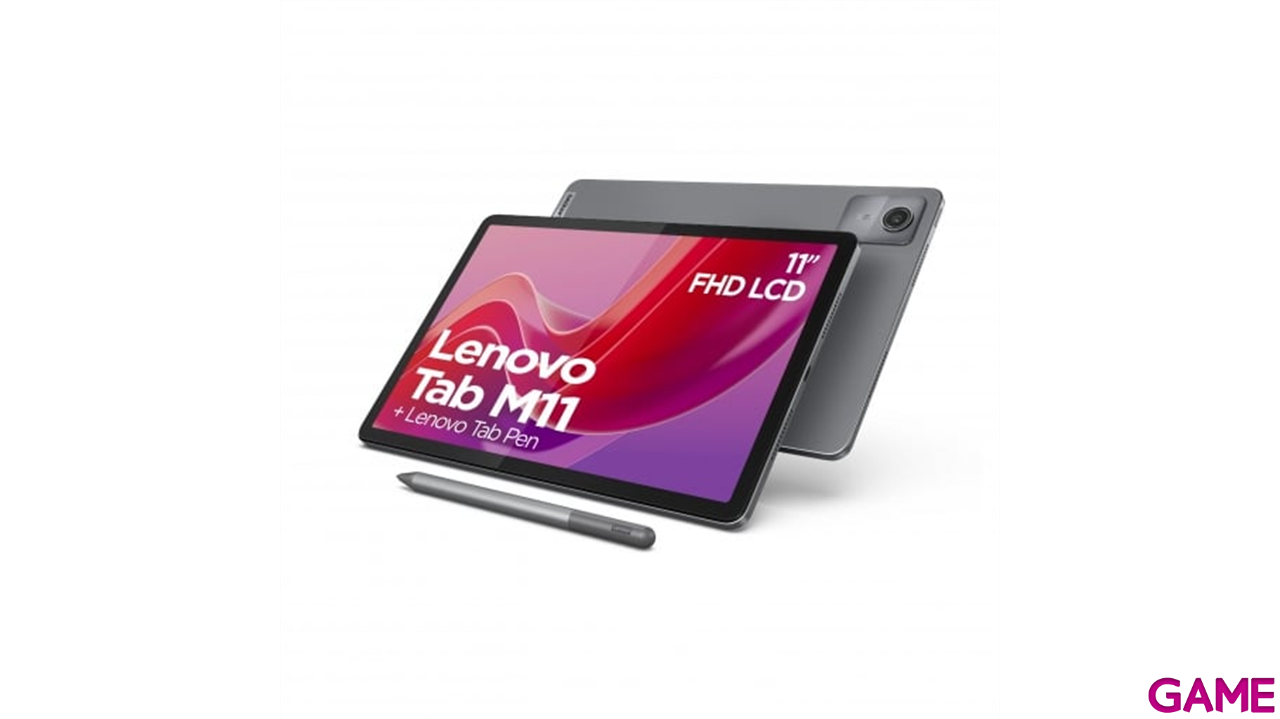 Lenovo Tab M11 TB330FU 11´´ 4GB 128GB Grey + Pen - Tablet-0
