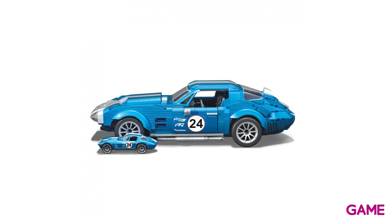 Juego de construccion MEGA Hot Wheels Coche Corvette Grand Sport del 63-3