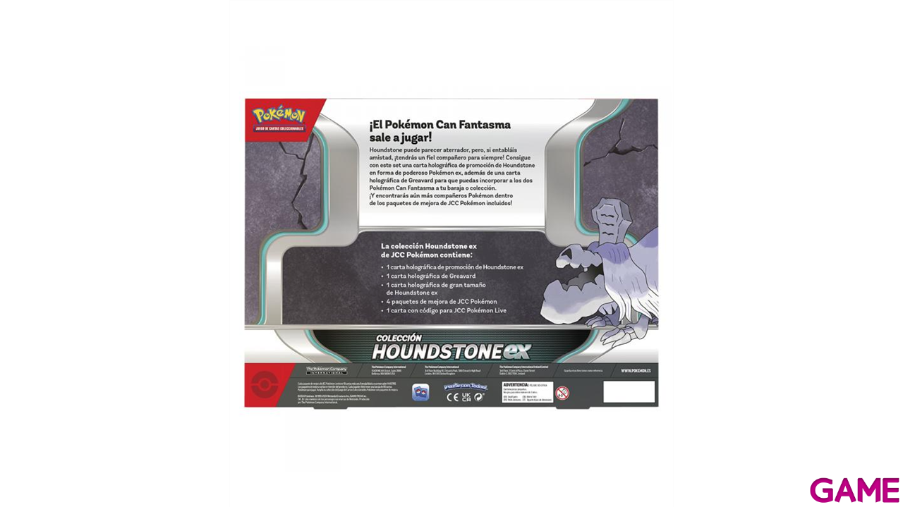 Caja de cartas Pokemon Houndstone EX Box (castellano)-1