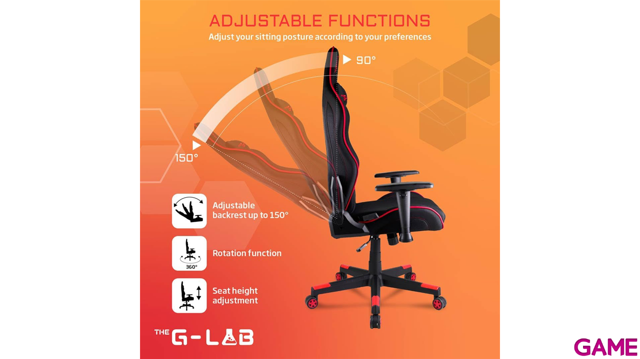 Silla The G-Lab K Seat Oxygen Red-1
