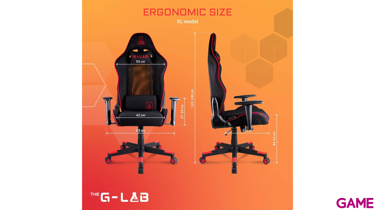 Silla The G-Lab K Seat Oxygen Red-2