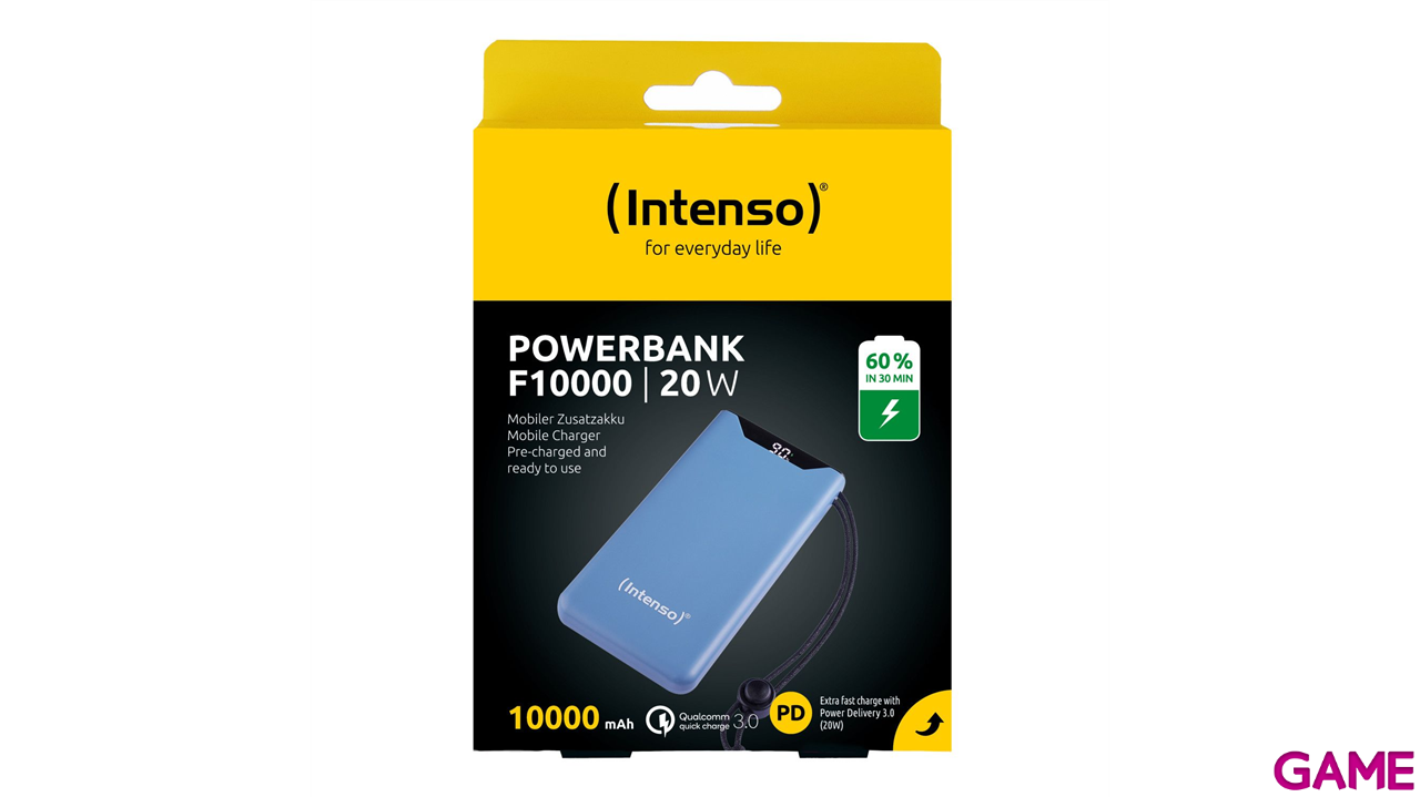 Intenso | PowerBank F10000 | 10000 mAh | Azul-0
