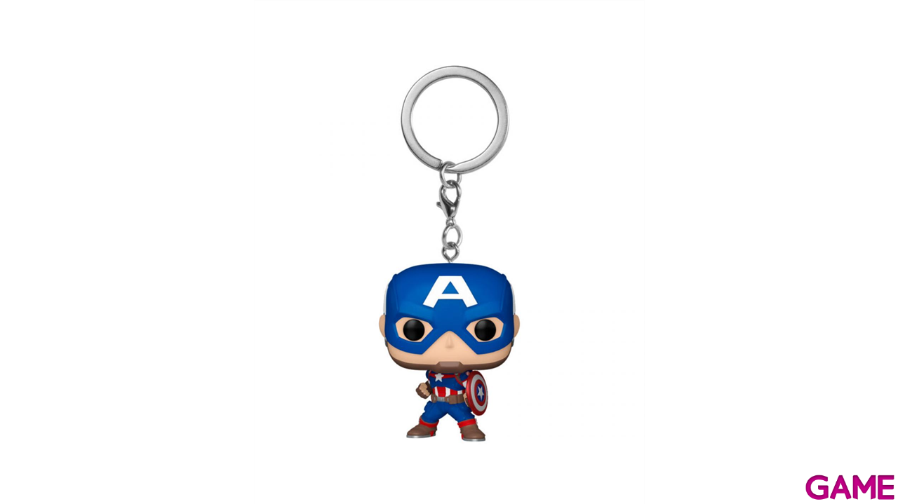 Llavero Pocket POP Marvel Capitan America Classics-0