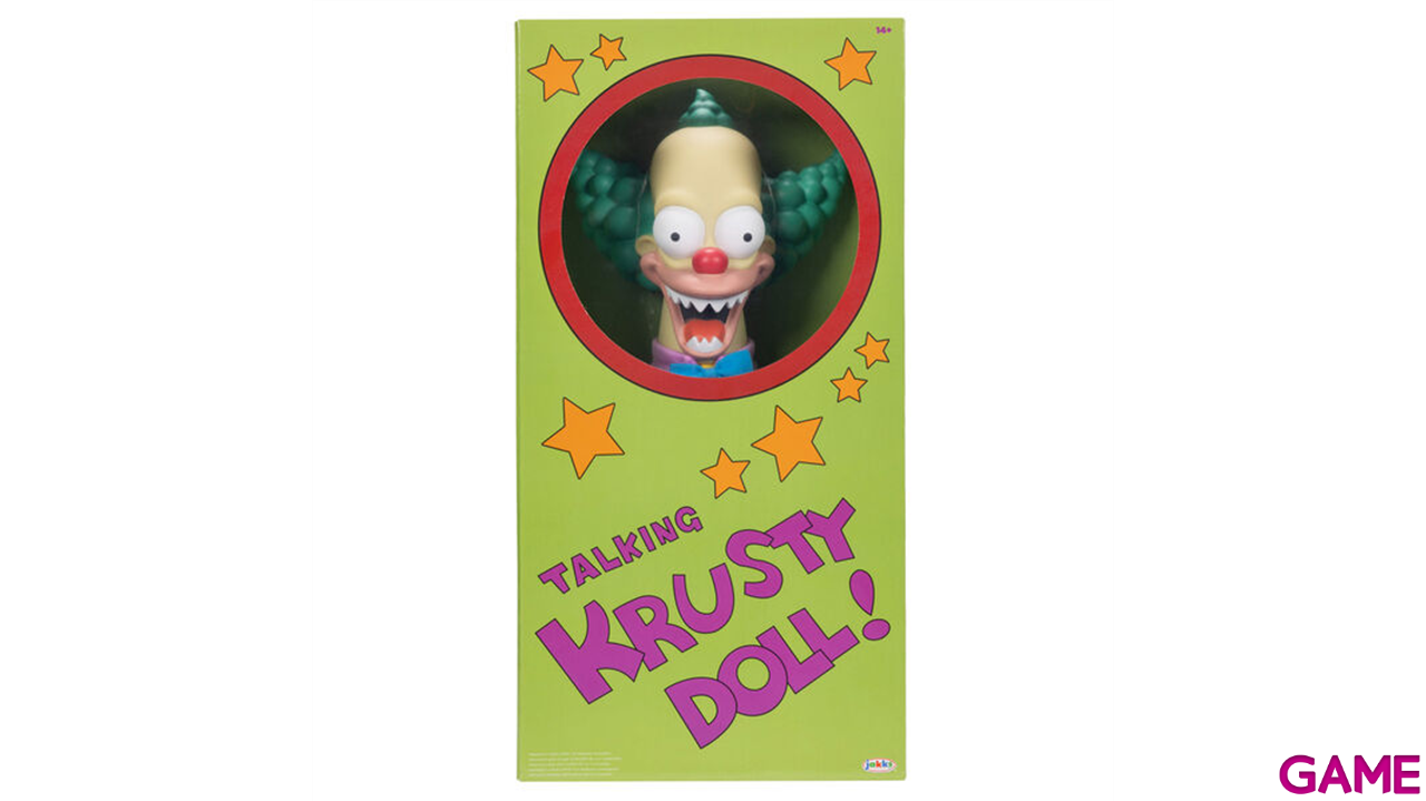 Peluche Los Simpsons Krusty con funciones (Ingles) de 44 cm-0