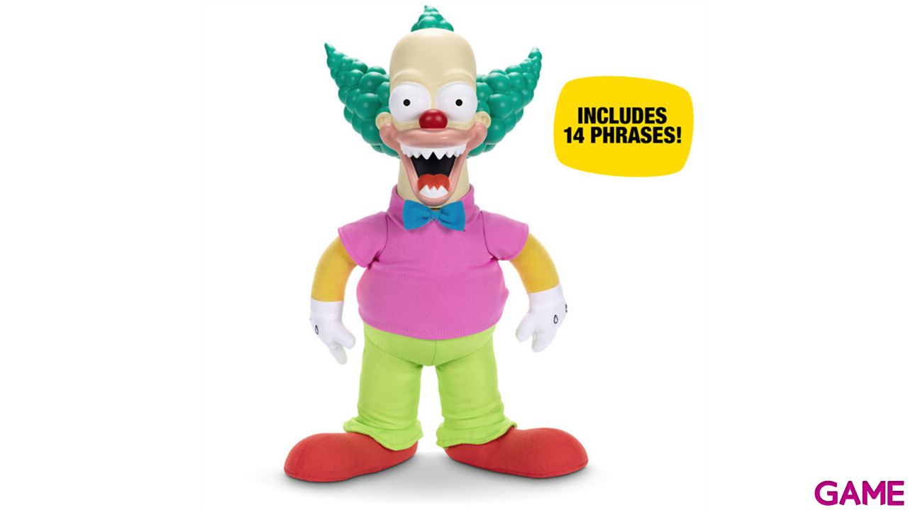 Peluche Los Simpsons Krusty con funciones (Ingles) de 44 cm-3