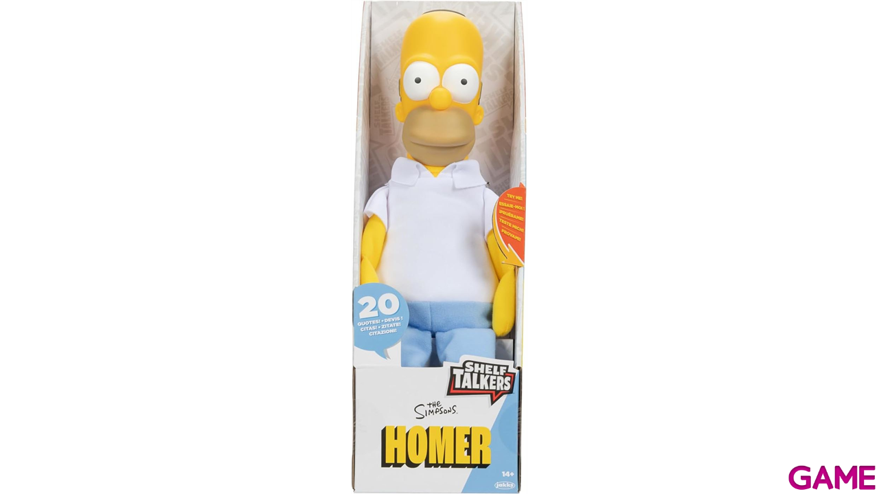 Peluche con sonido Los Simpson Homer de 30 cm-1