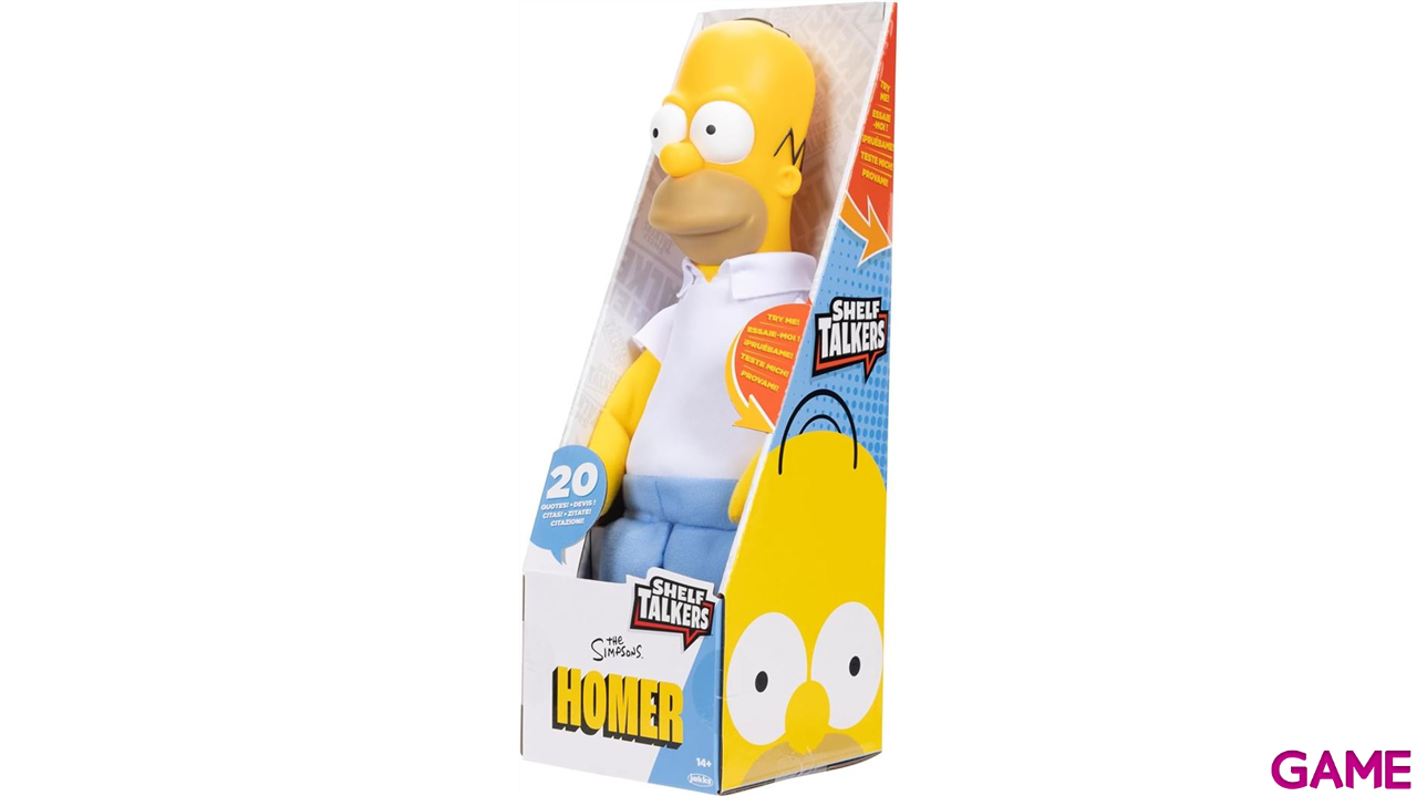 Peluche con sonido Los Simpson Homer de 30 cm-3